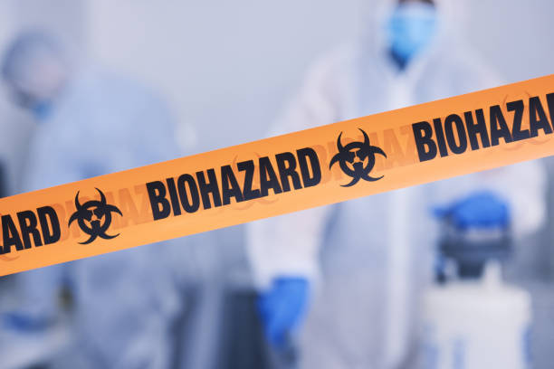 Professional Biohazard Cleanup technician working in Hartsville, TN